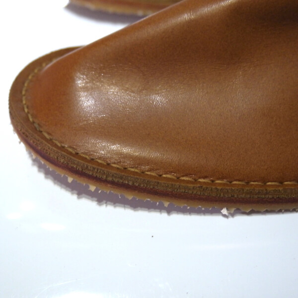 YWC室內牛皮舒適拖鞋