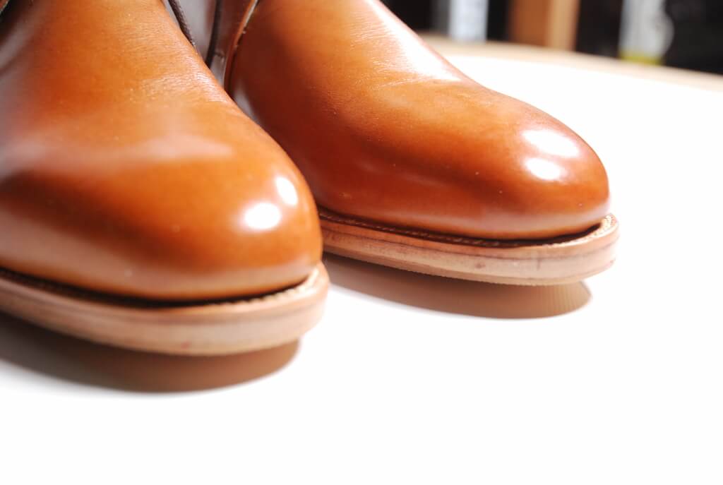 焦糖色查卡及踝手工訂製靴