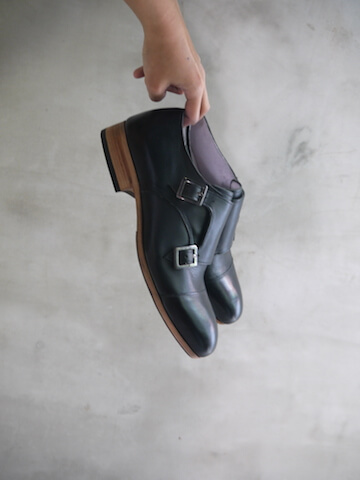 “平飾雙孟克紳士男鞋”