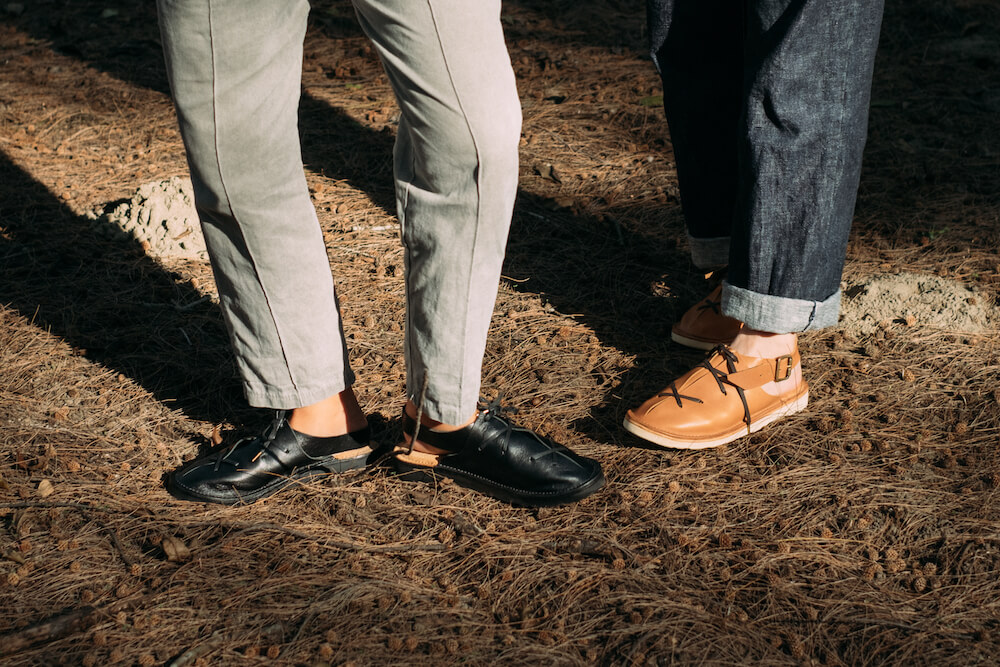 YWC 鞋帶款室外拖鞋