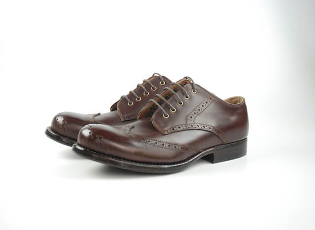 ywc訂製雕花德比鞋