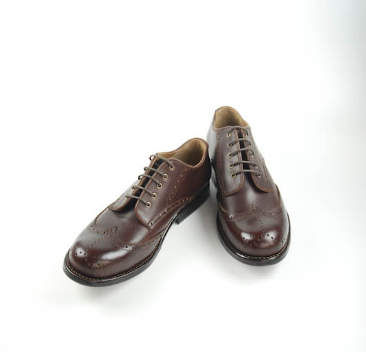 ywc訂製雕花德比鞋