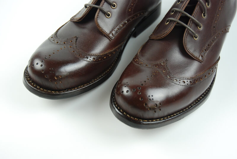 ywc訂製雕花德比鞋