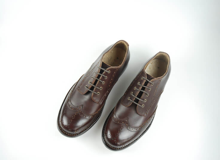 ywc訂製雕花德比鞋