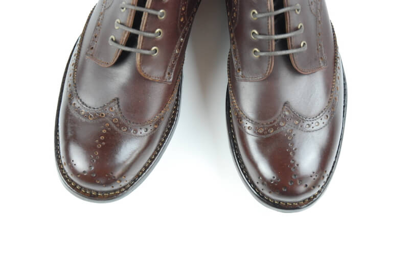 ywc訂製雕花德比鞋